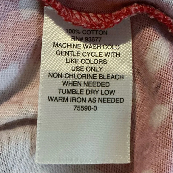 Liz Claiborne Red Boxy Blouse - Picture 7 of 7